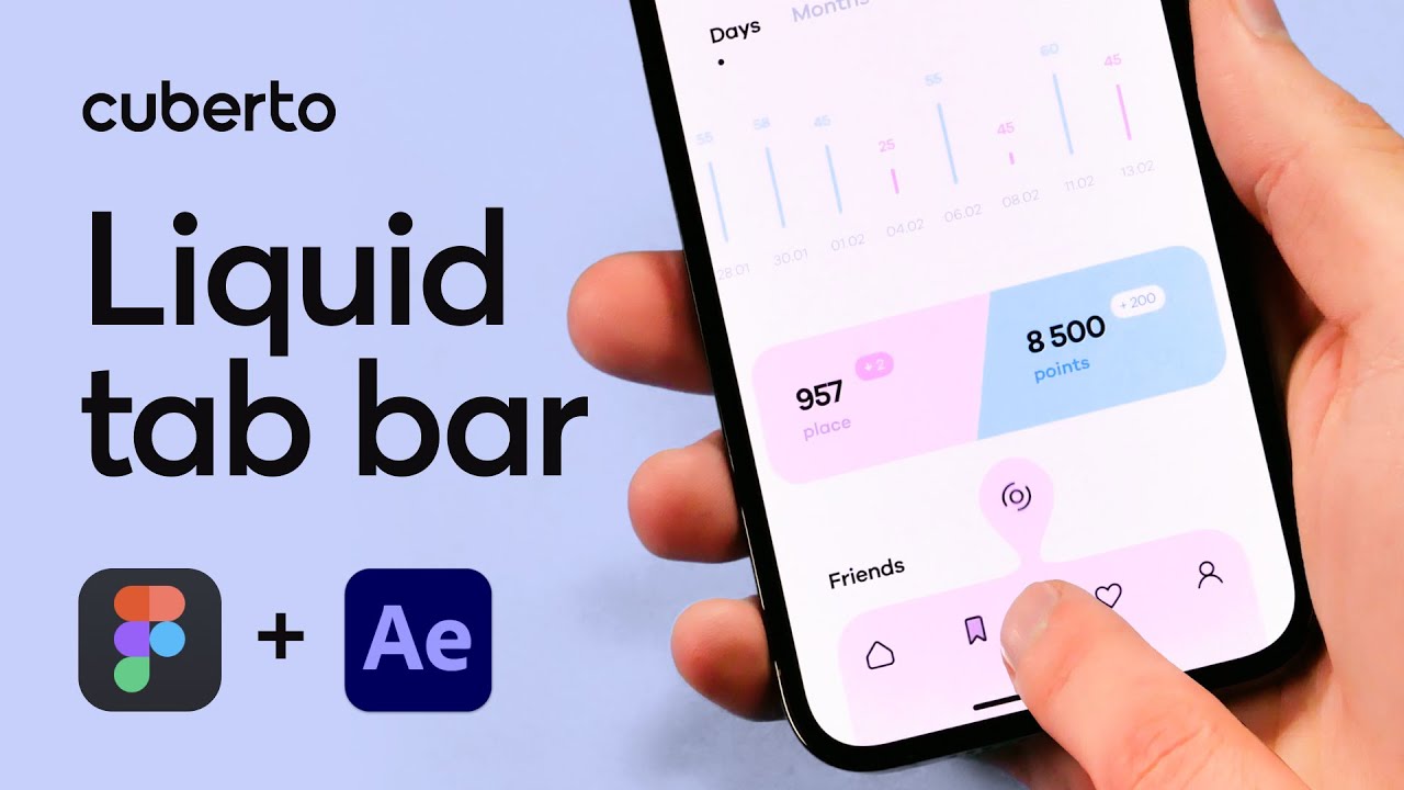 Liquid Tabbar Animation in After Effects YouTube Video