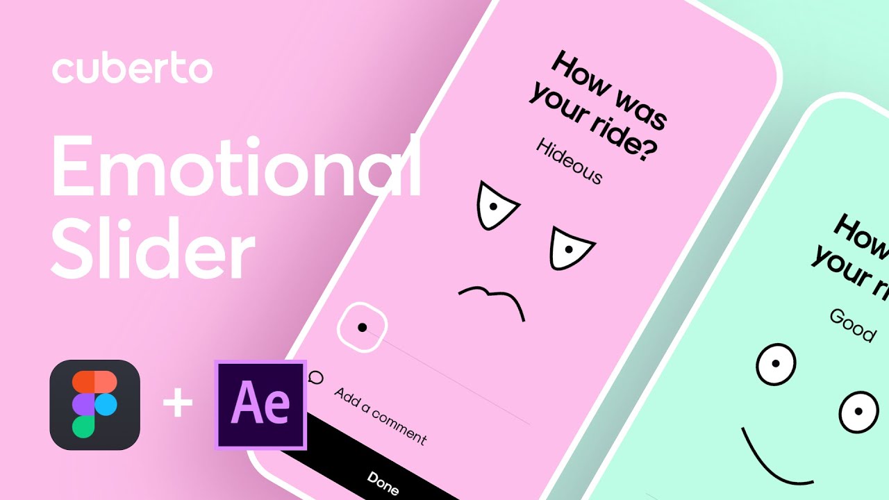 Emotional Slider Animation in After Effects YouTube Video