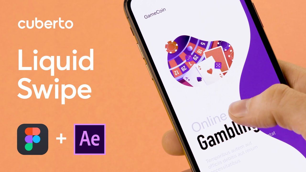 Liquid Swipe Animation in After Effects YouTube Video